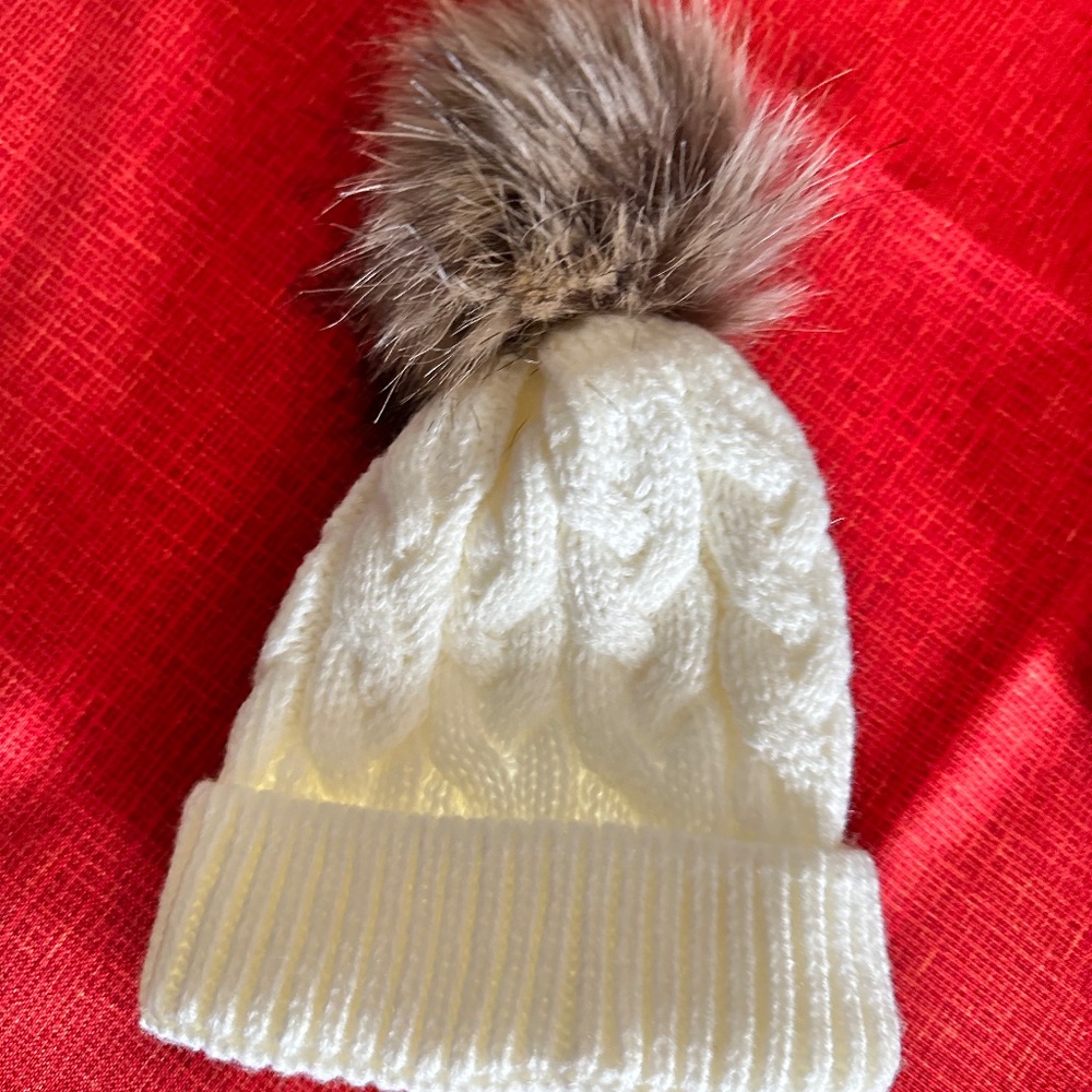 Baby Pom Pom Decor Beanie